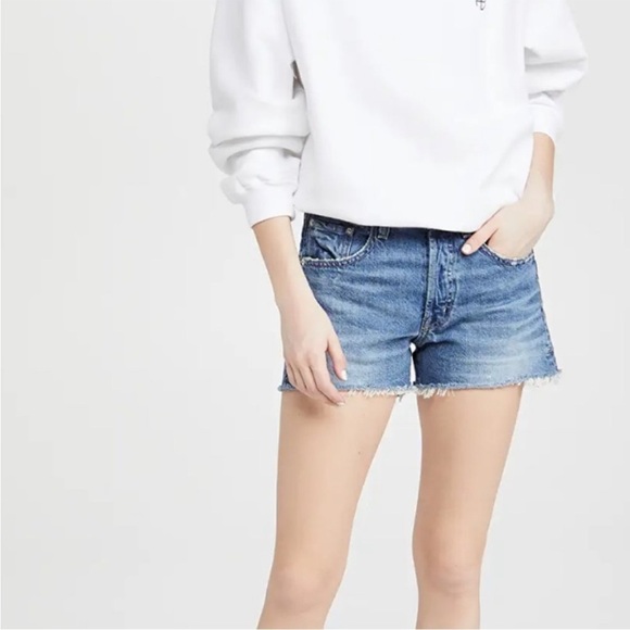 Edwin Cai Jean Cutoff Denim Shorts In Maui Size 33 - Picture 2 of 14